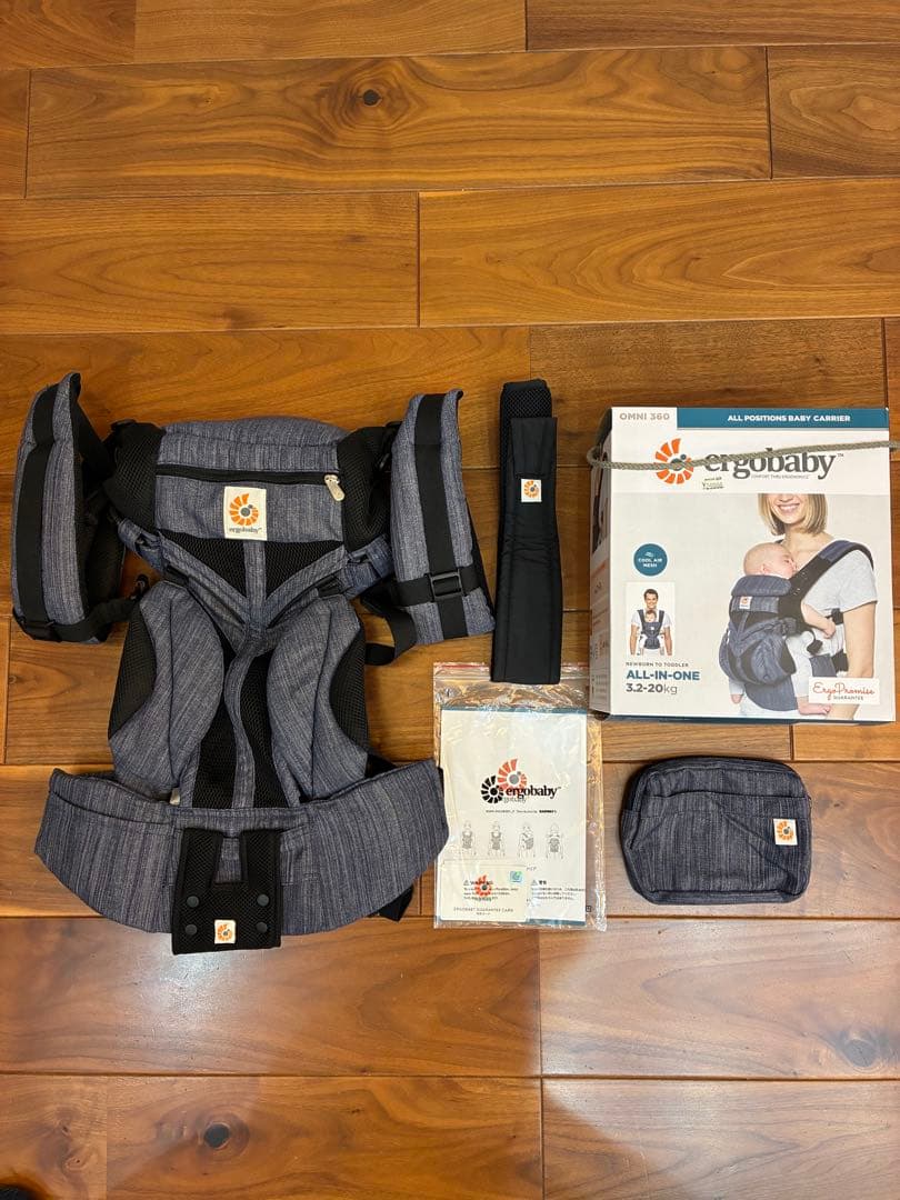 美品 エルゴベビー OMNI 360 クールエア メッシュelgo