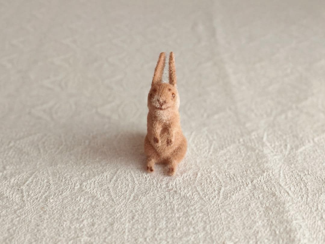 * vintage animal ୨୧ 立ち姿の 可愛い ウサちゃん