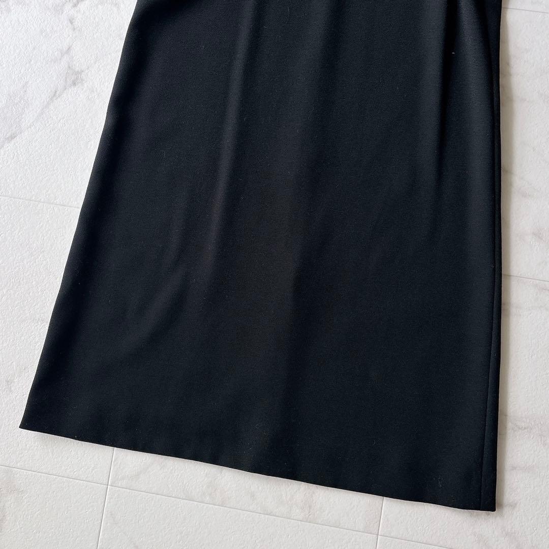 RED VALENTINO レッドヴァレンティノ 襟付フリルワンピース 38 黒