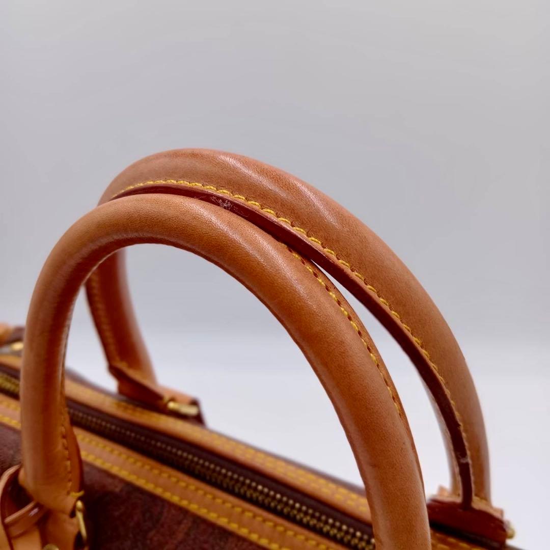 美品✨ ETRO エトロ ミニ ボストン バッグ ペイズリー PVC レザー