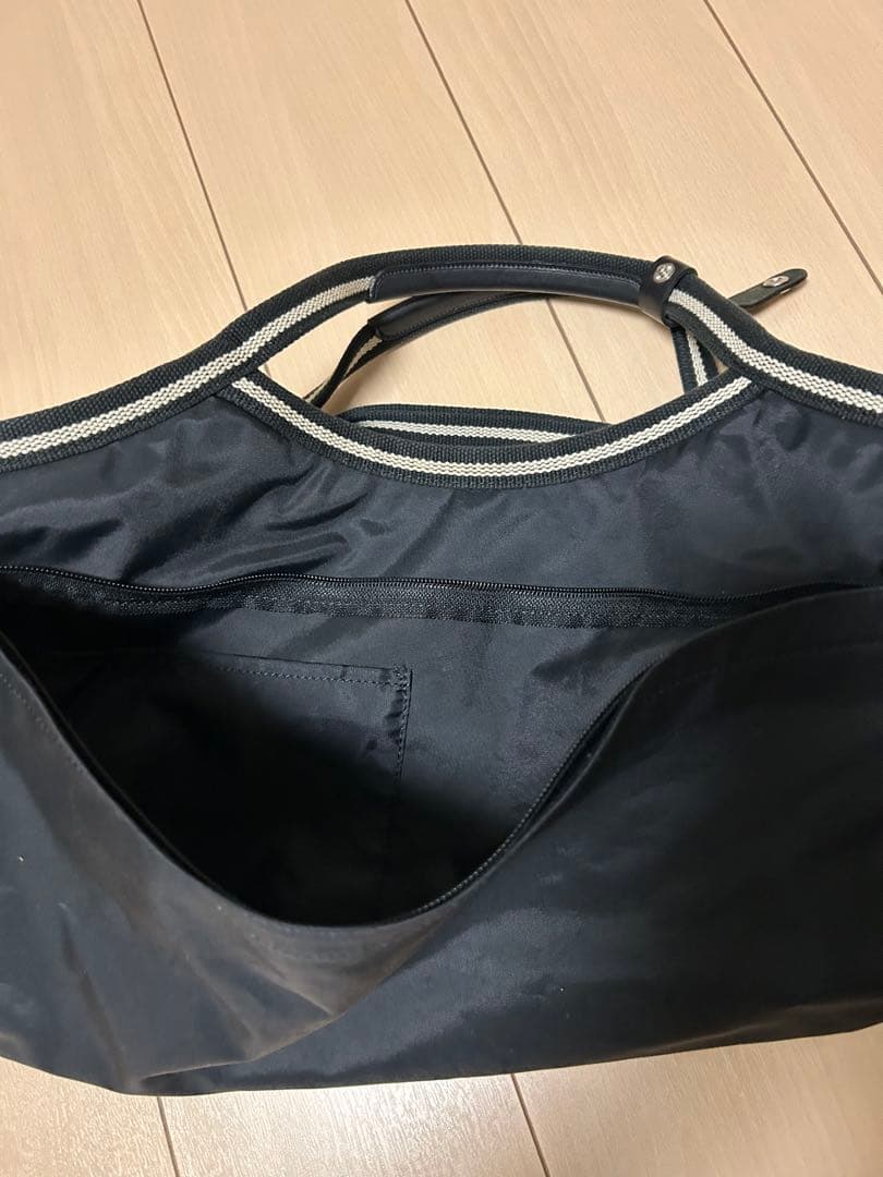 アニエスベー　黒 ナイロン ボストンバッグ