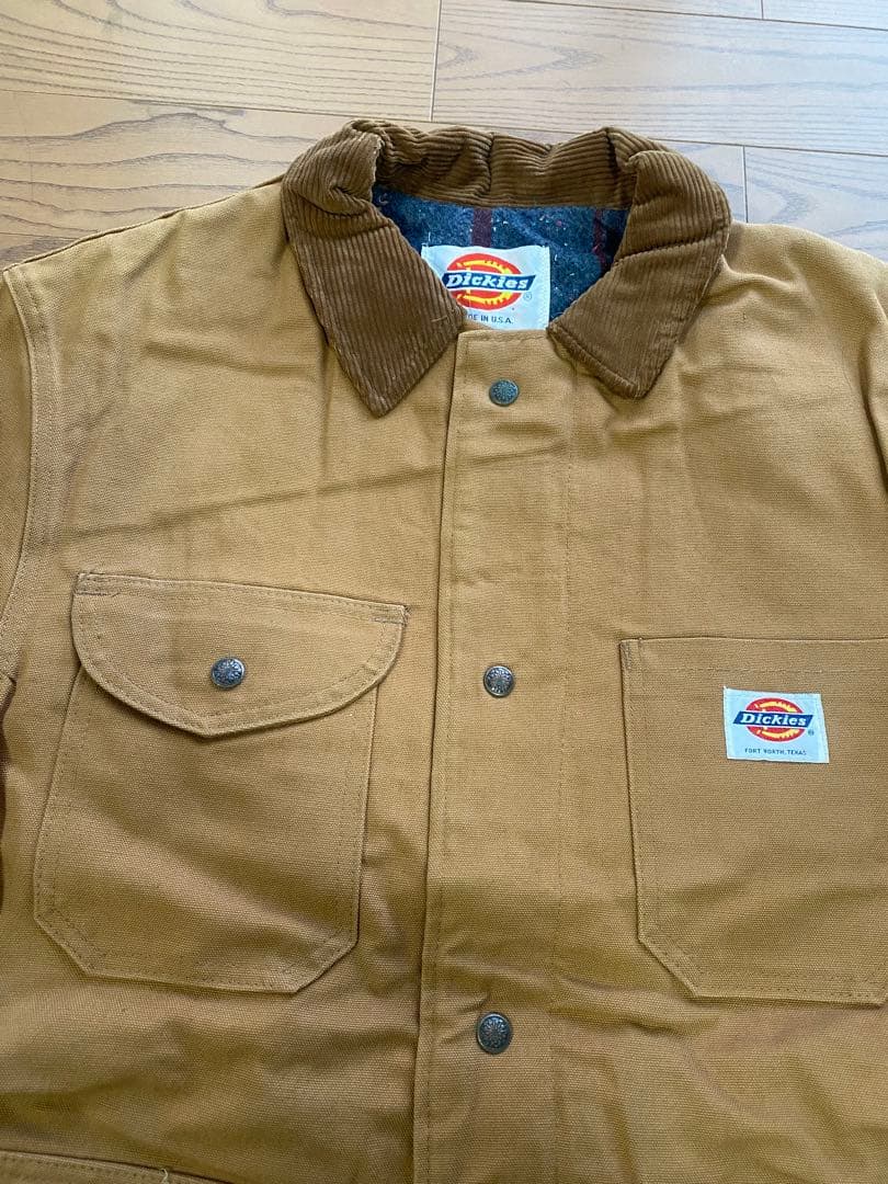 80s USA製Dickies ディッキーズ カバーオール ダック地 M