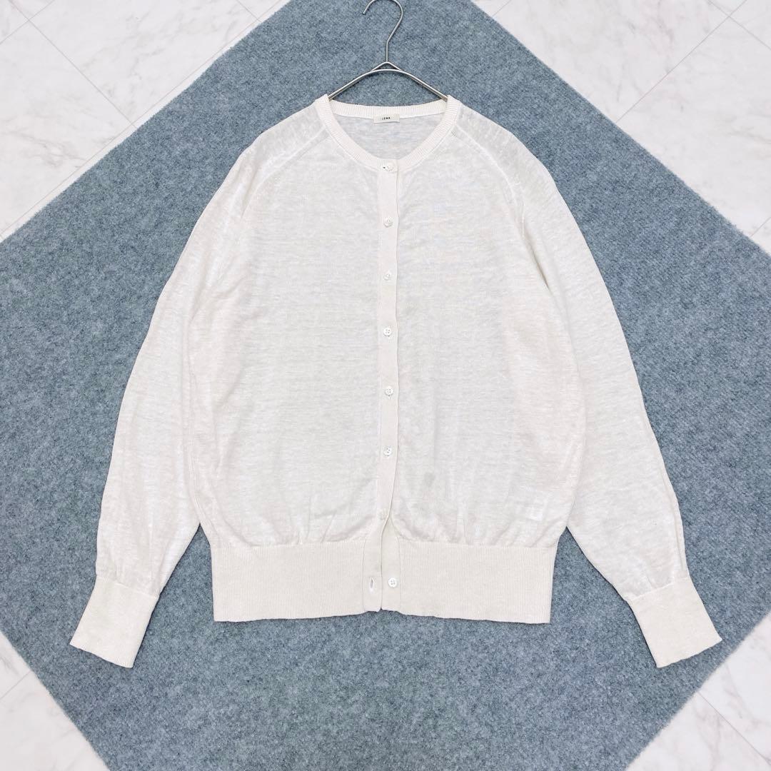 美品✨IENA イエナ　リネン　カーディガン　半袖ニット　アンサンブル　2023
