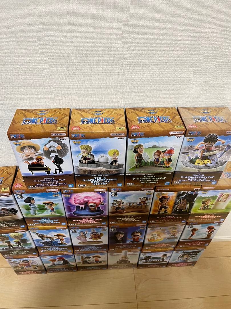 新品未開封　ワンピース　ワールドコレクタブルフィギュア　ログストーリーズ２２種類