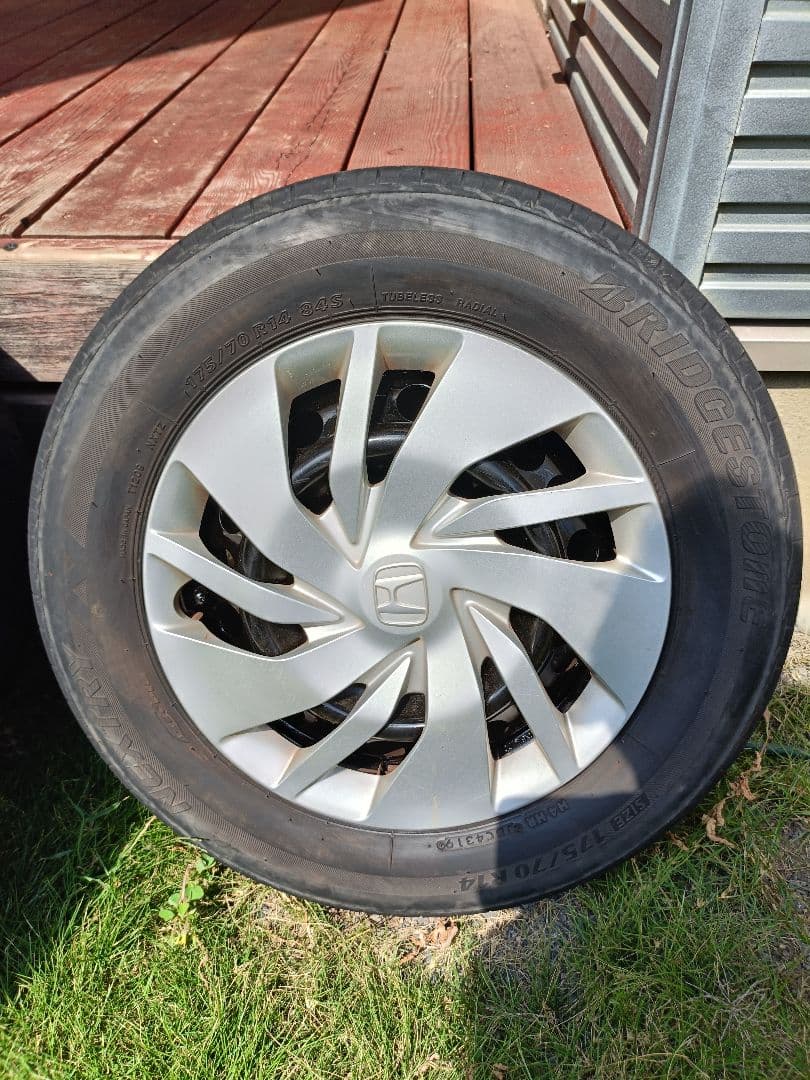 ホンダ フィット 純正スチール鉄チン ホイール 175/70R14