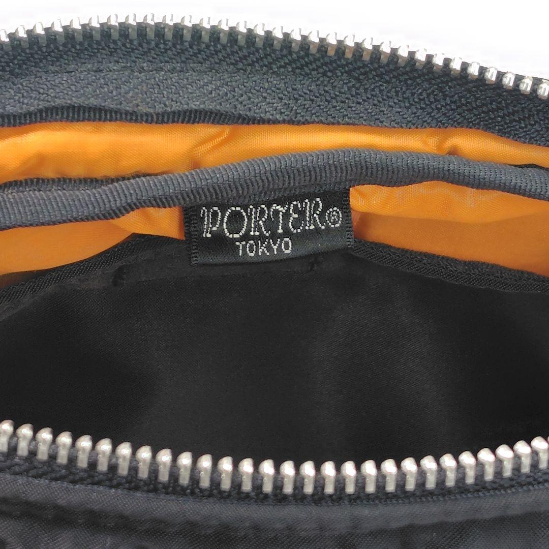 【PORTER ポータータンカー コブラバックル　ウエストバッグ ブラック】美品