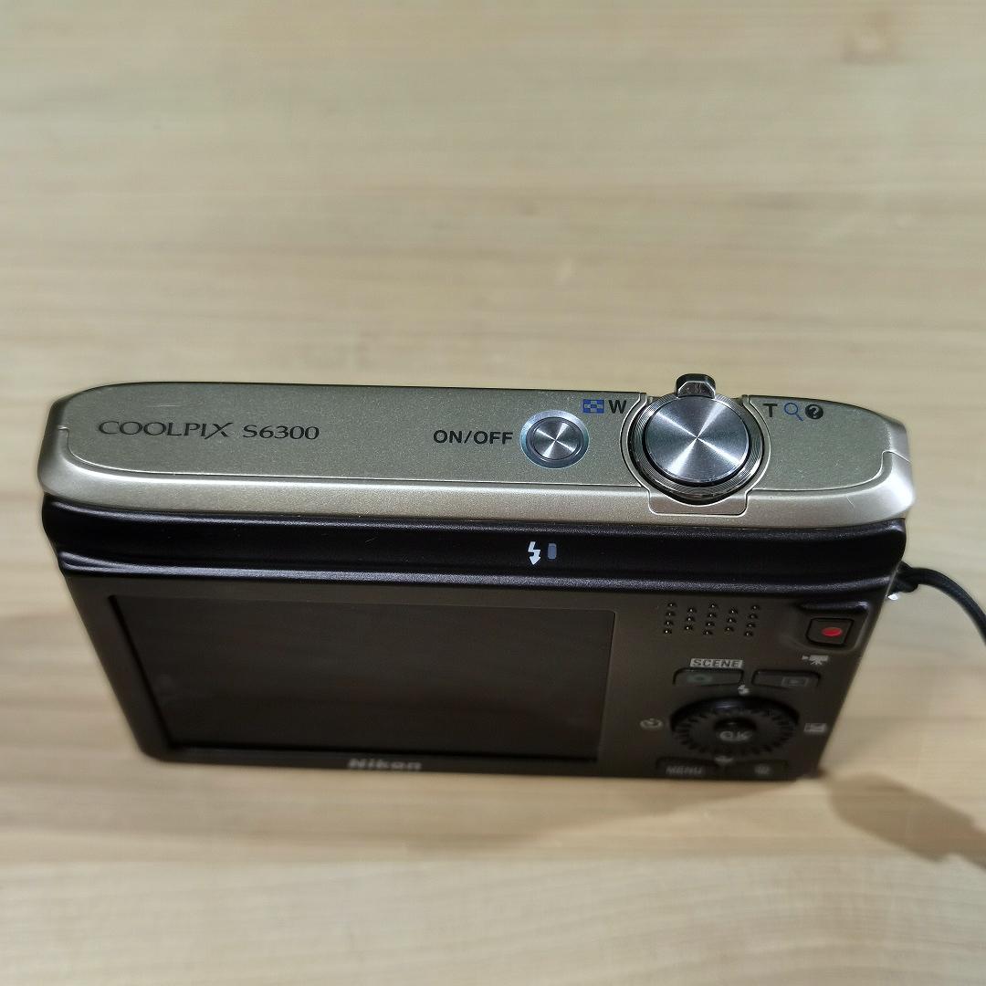 Nikon コンデジ Coolpix S6300 エレガントゴールド