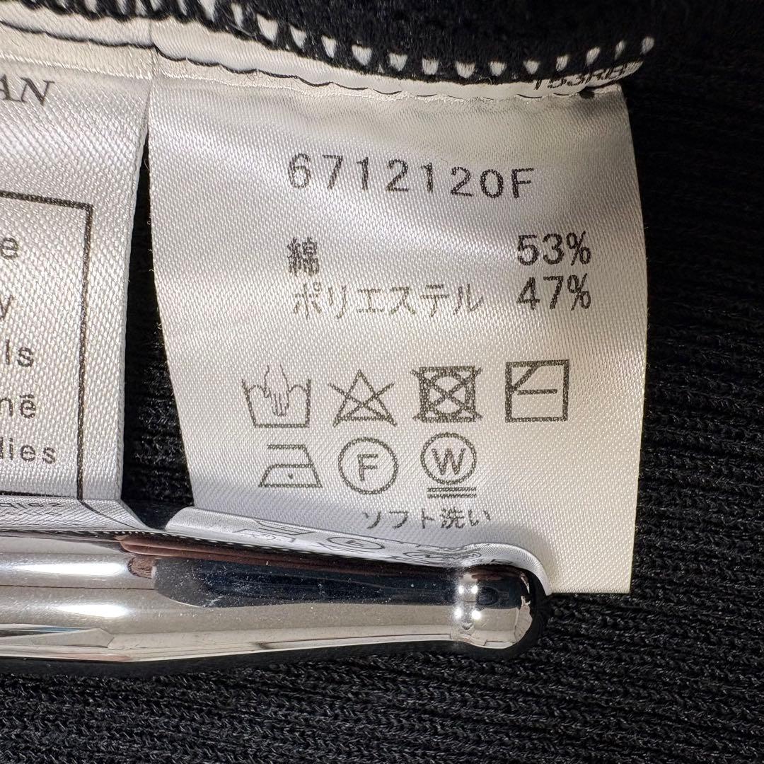 超美品♡Rene ルネ カーディガン 黒 キラキラビジュー付 34 Sサイズ相当