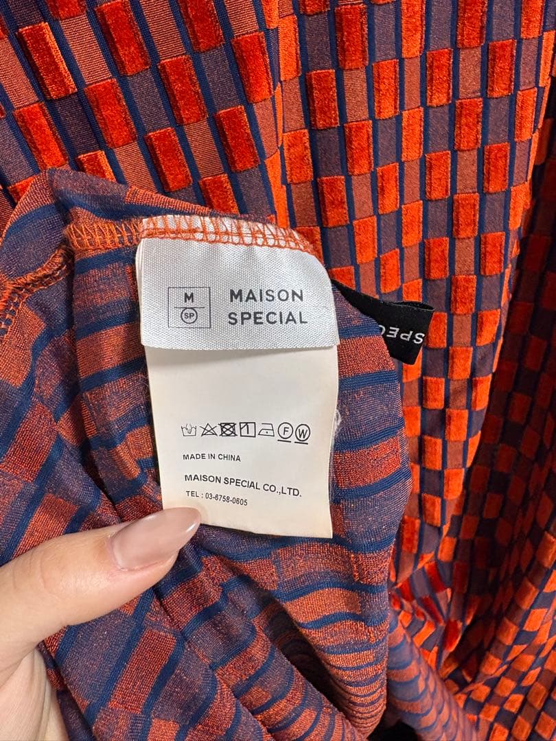 MAISON SPECIAL ベロアワンピース