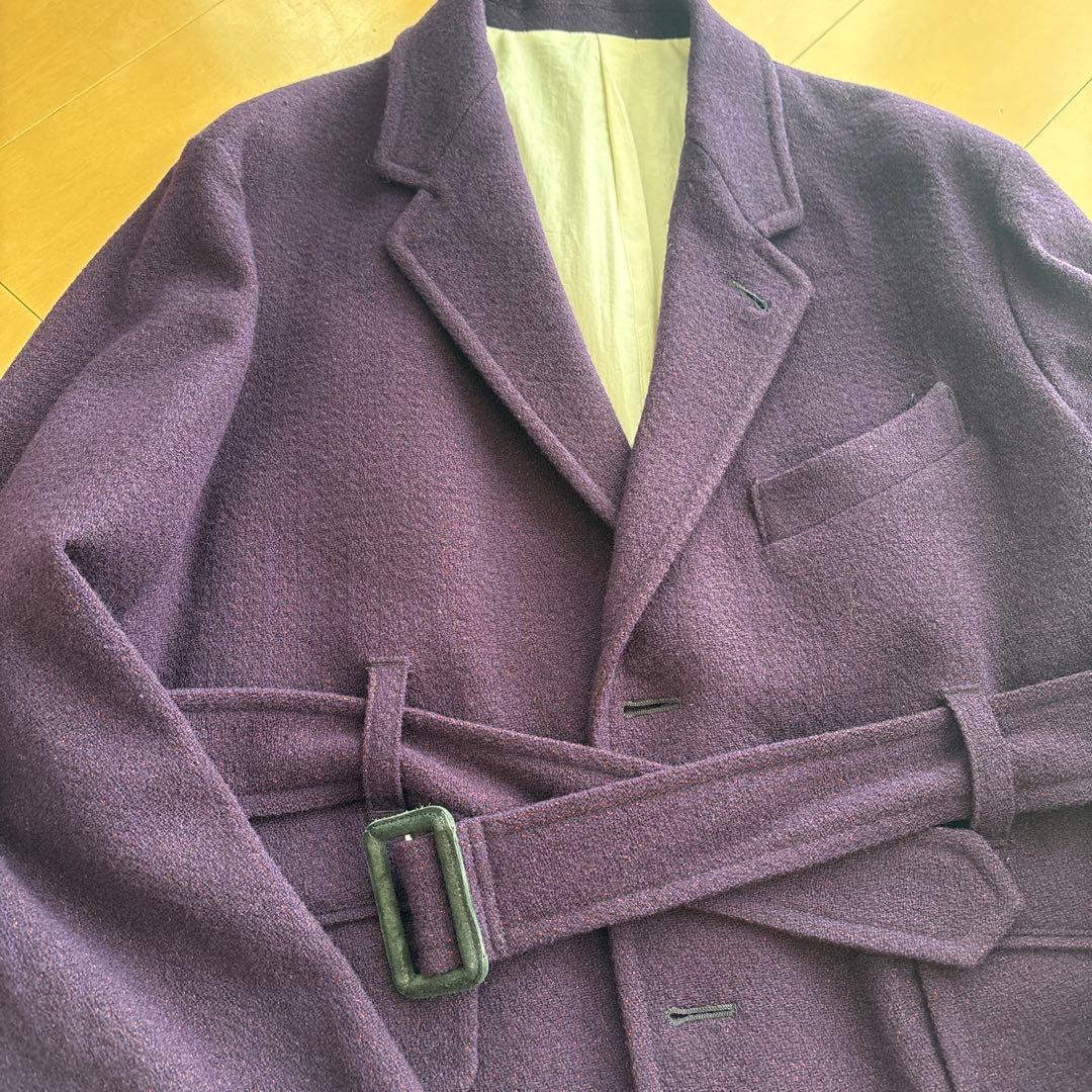 美品　uru tokyo belted jacket 紫　サイズ2