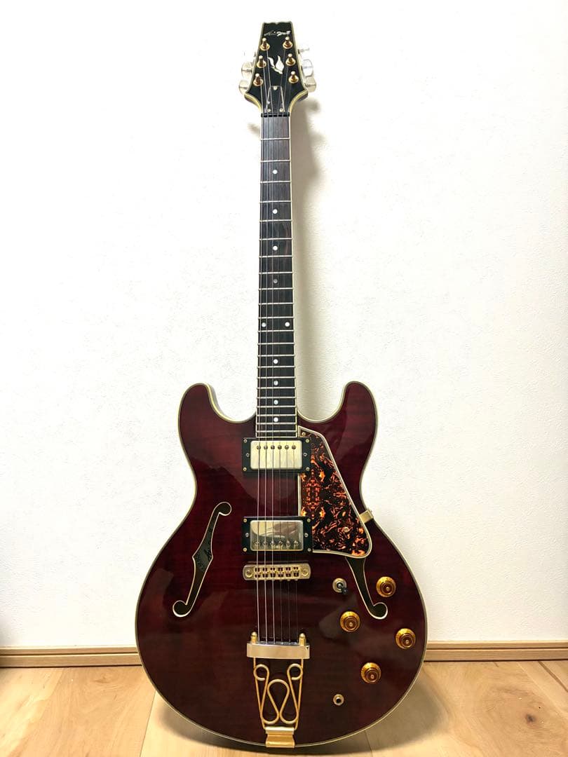 【Aria proⅡ⭐︎セミアコ】(ギター本体)TA?中古品⭐︎音出しokセミホロウ