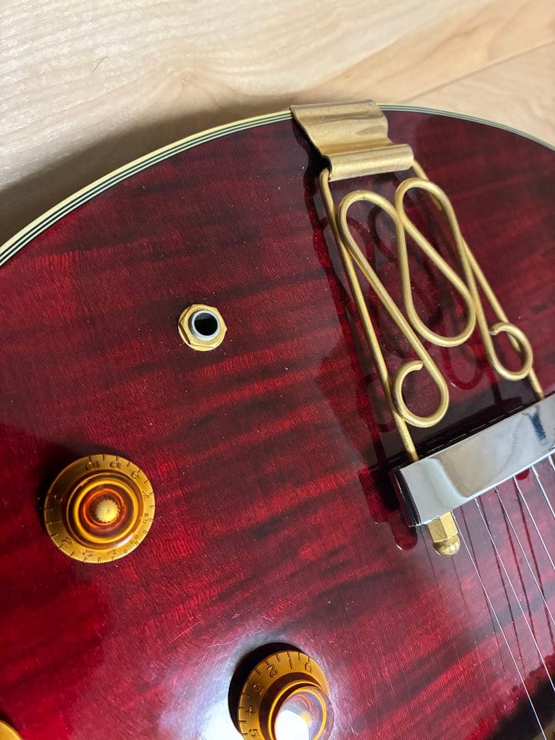 【Aria proⅡ⭐︎セミアコ】(ギター本体)TA?中古品⭐︎音出しokセミホロウ