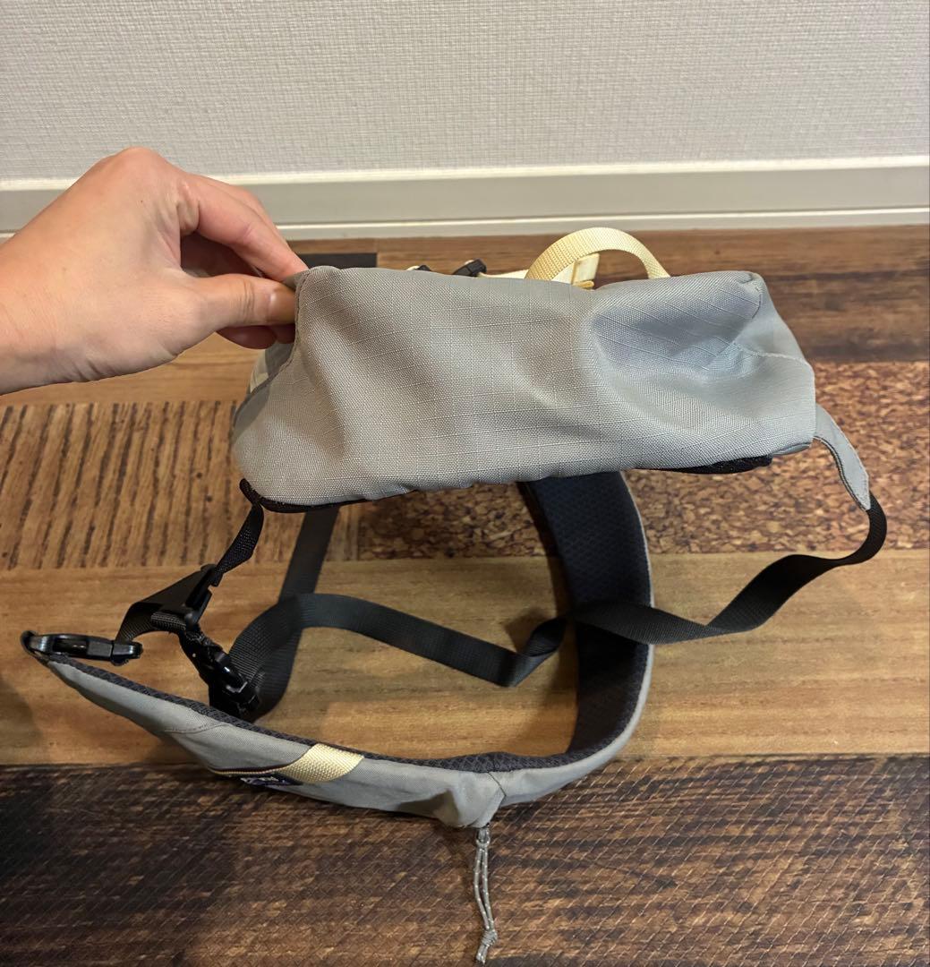 極美　Patagonia パタゴニア　ショルダーバッグ ボディバッグ　グレー8L