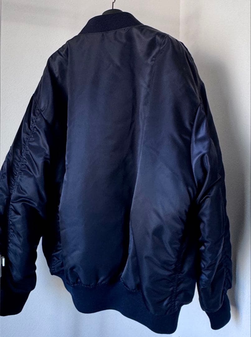 PRADA 2024AW RE-NYLON ネイビー パデッドジャケット