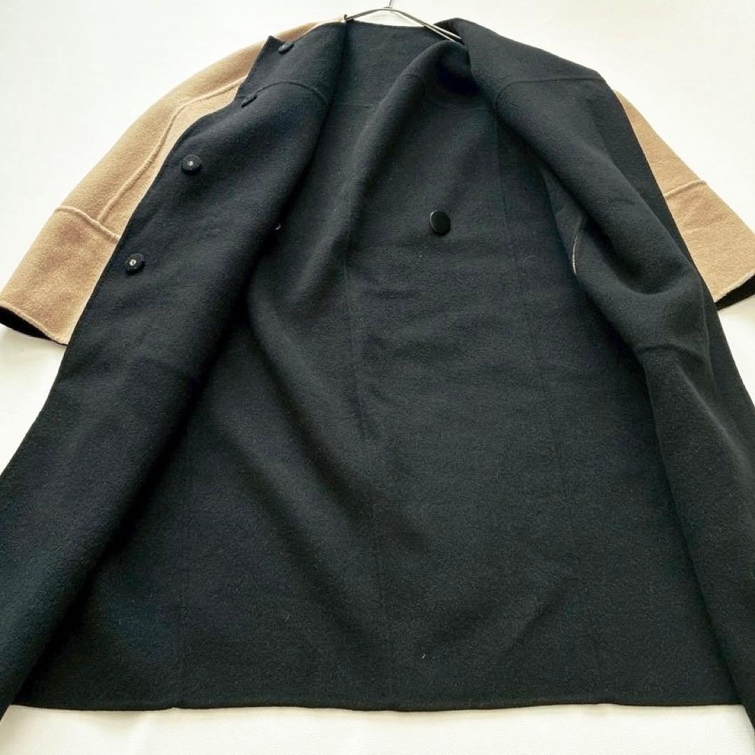 i*i様 【大人気定番】ADORE　2TONE リバーコート カシミヤ混 バイカ