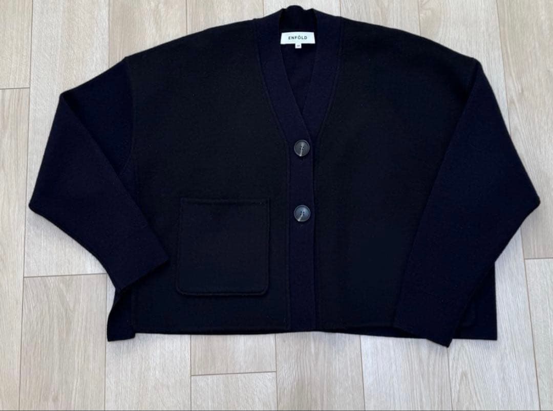 ENFOLD エンフォルド　カーディガン　KNIT× JACKET