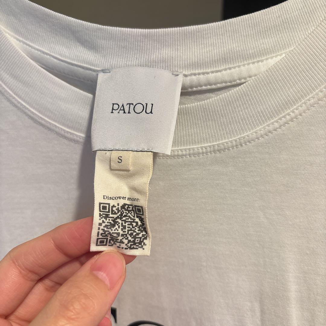 【JURI】PATOU パトゥ ロゴ Tシャツ Sサイズ ホワイト 正規品