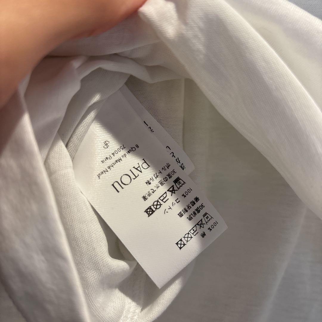 【JURI】PATOU パトゥ ロゴ Tシャツ Sサイズ ホワイト 正規品