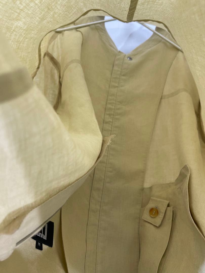 P*.様 231 美品 イタリア製 dunhill 上質 リネン フルジップ ジ
