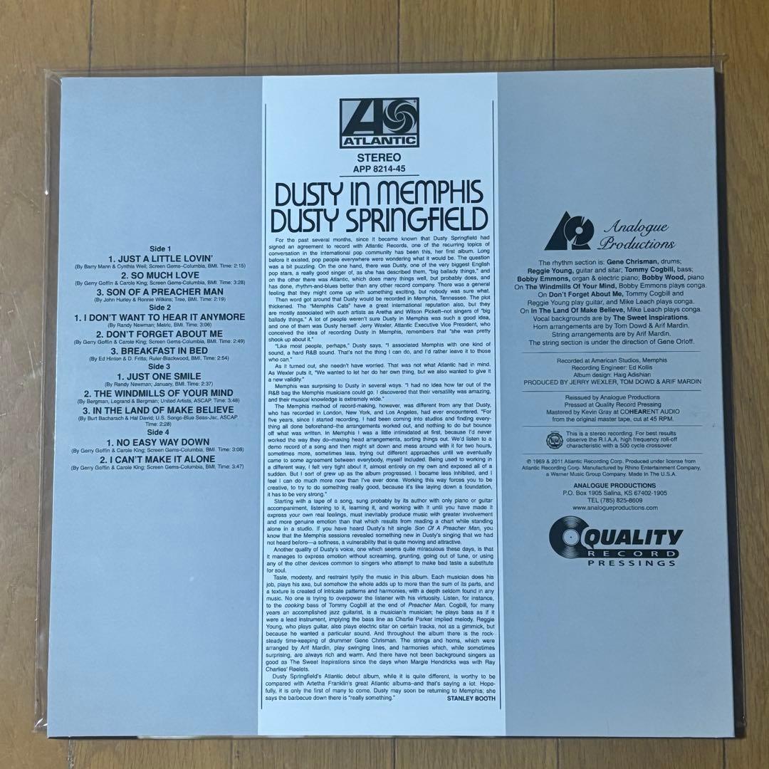 【LP】Dusty in Memphis／Dusty Springfield