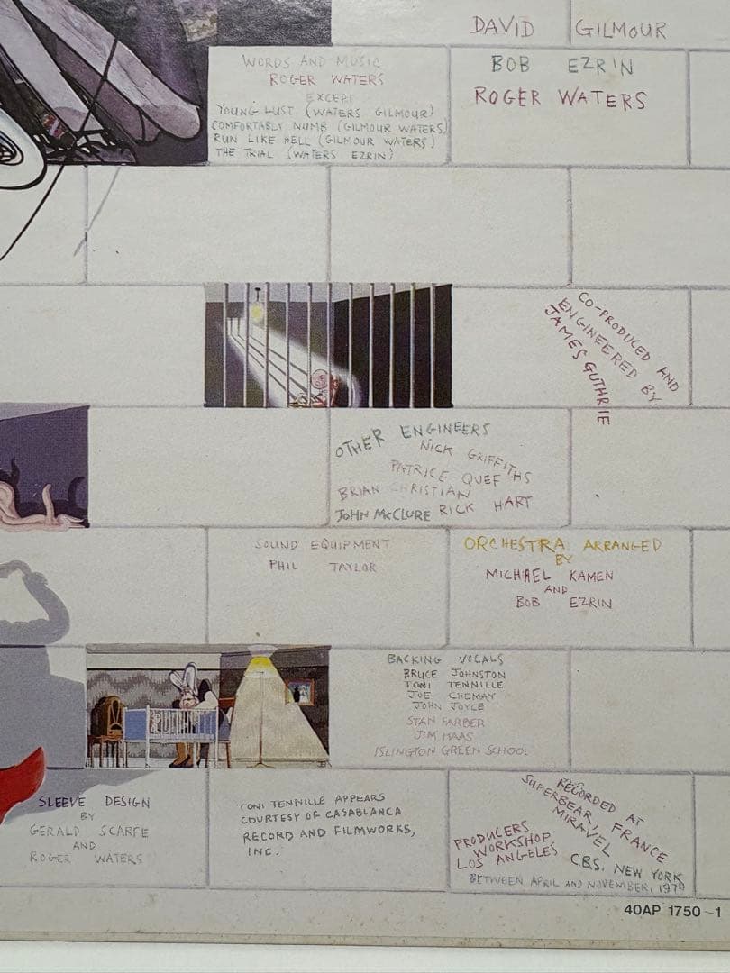 【希少】40AP 1750 Pink Floyd The Wall