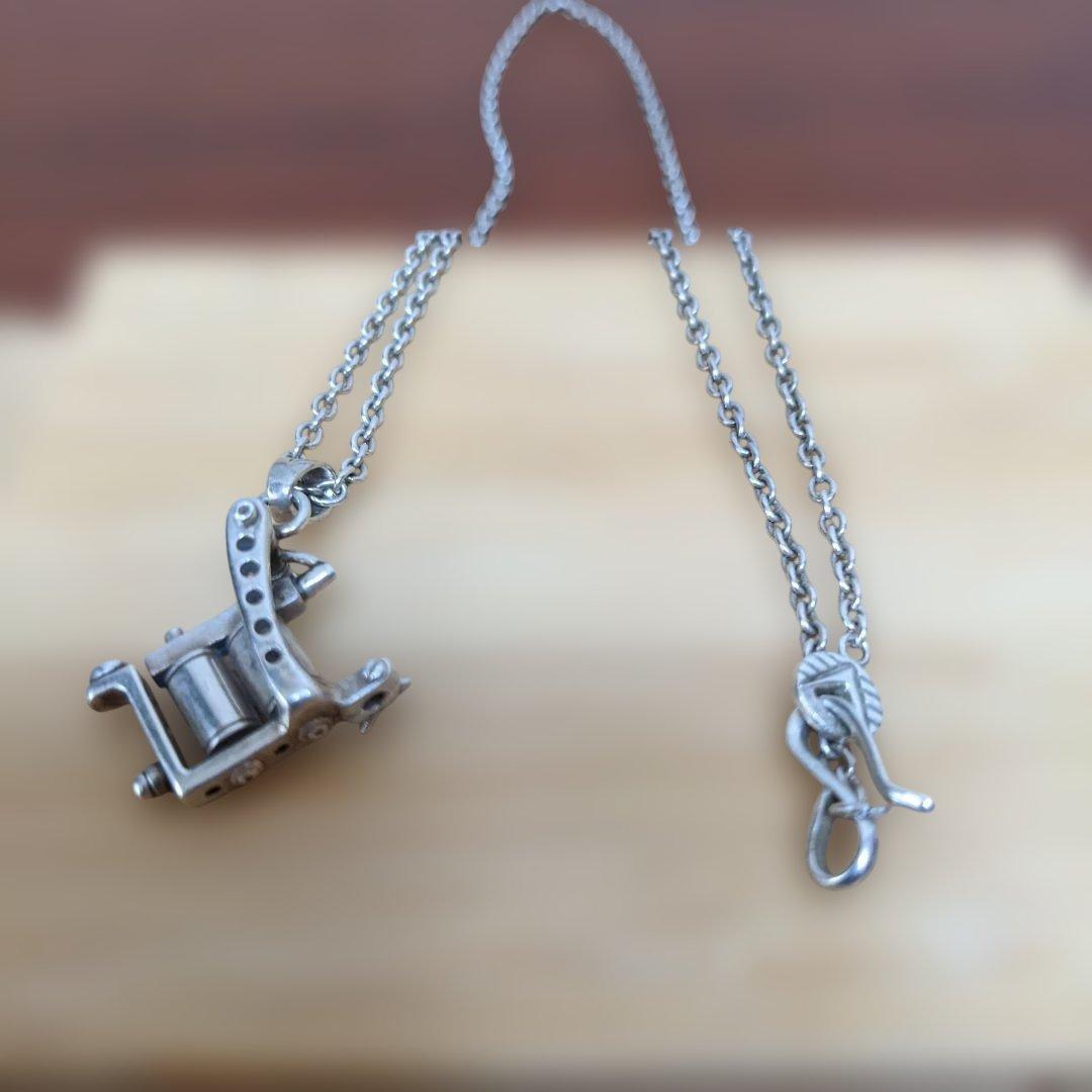 最終価格】RADIALL シルバー925 タトゥー マシンネックレス