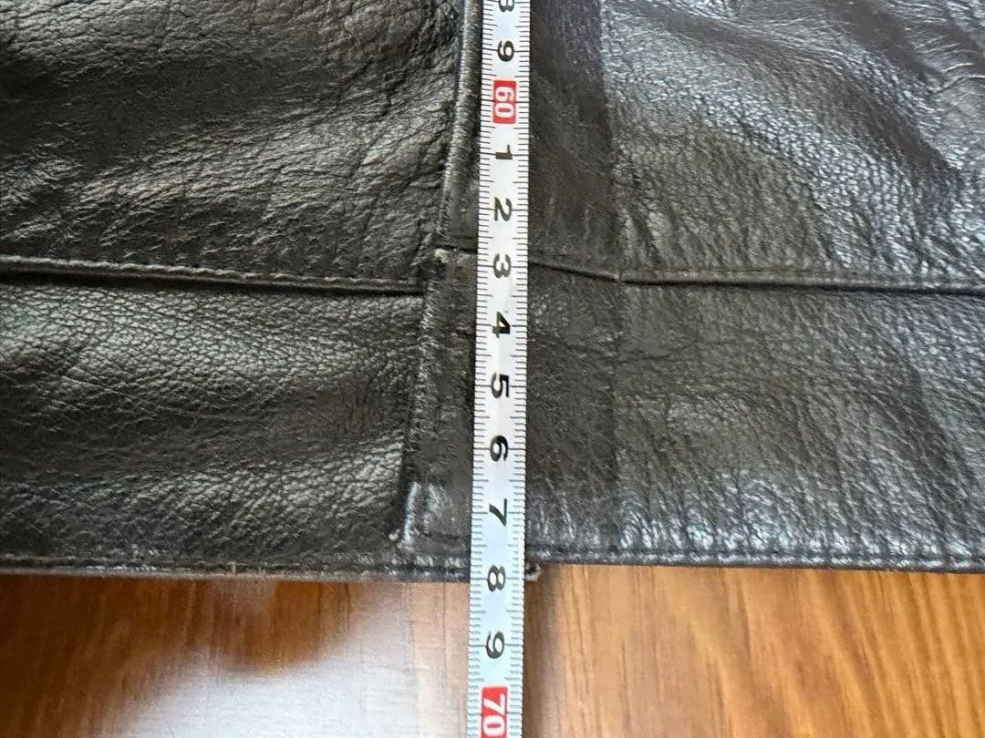 HOT LEATHERS ブラックレザー ベスト Mサイズ