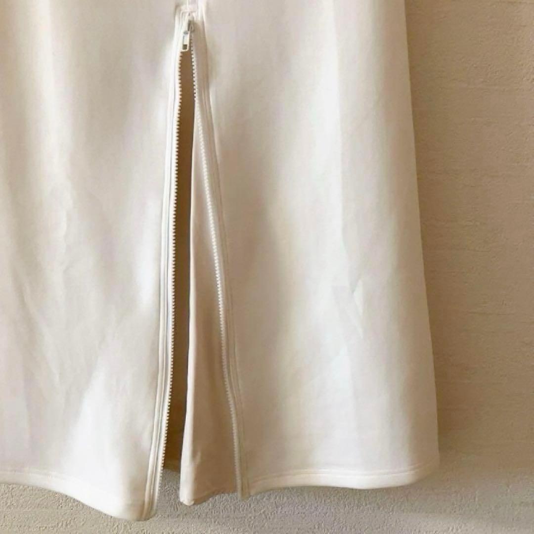 訳あり 新品 リズレー RISLEY スウェット ロングスカート ホワイト 白