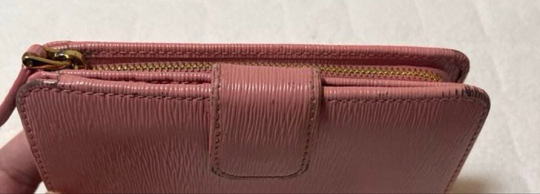 フ*ち様 PRADA プラダ　二つ折り財布　サフィアーノレザー　バイカラー