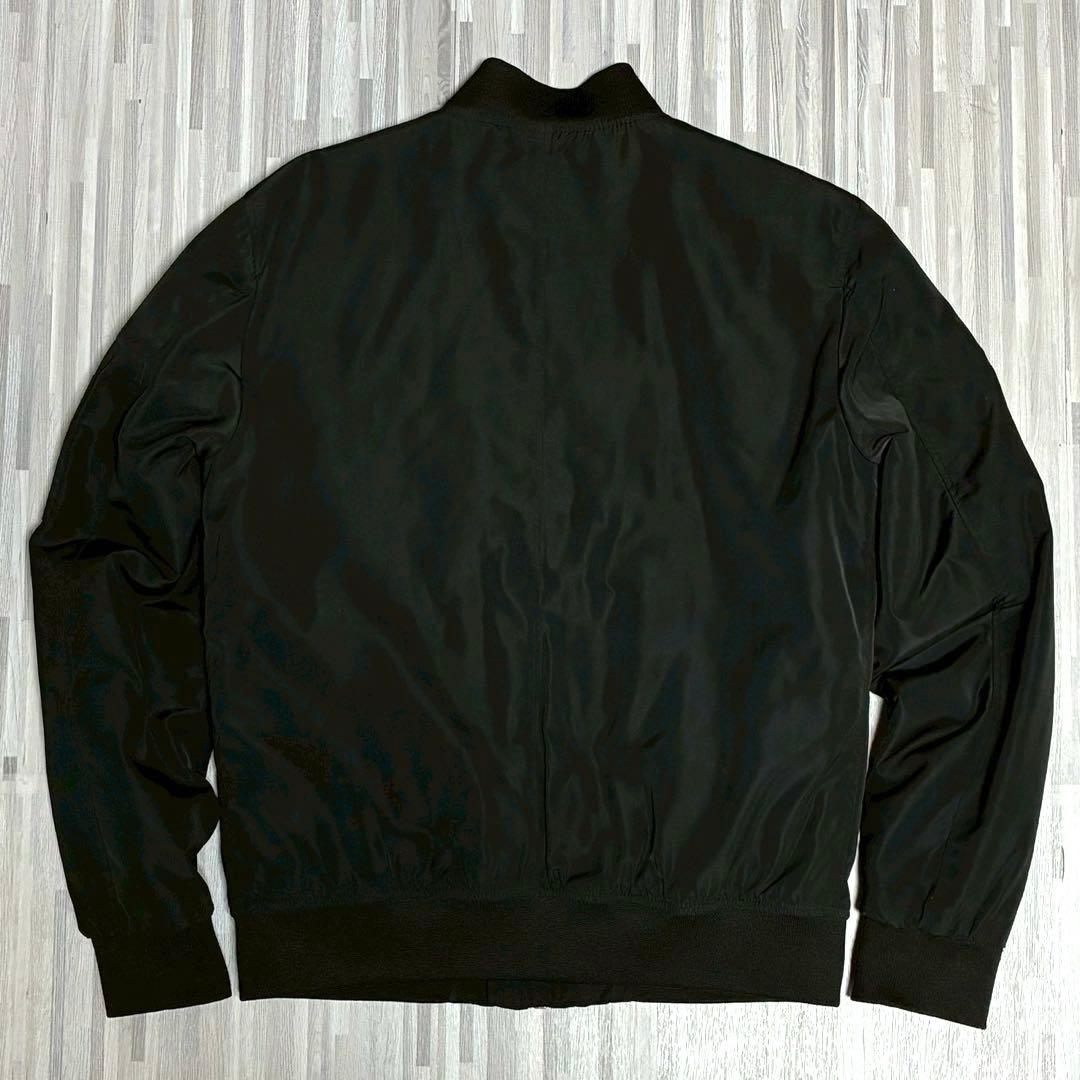 ZARA ザラ MA-1 ボンバージャケット 裏地キルティング ブラック M