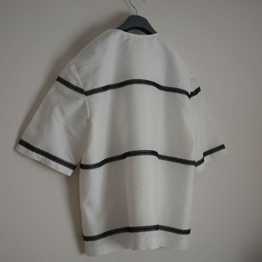 トップス NAMACHEKO - stitch border T shirt -