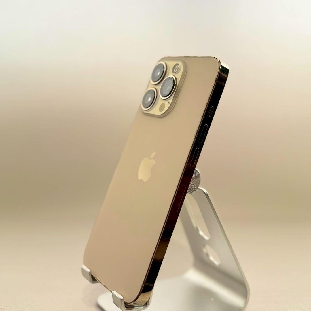 『美品』iPhone 13 PRO 128GB ゴールド　新品バッテリー　本体