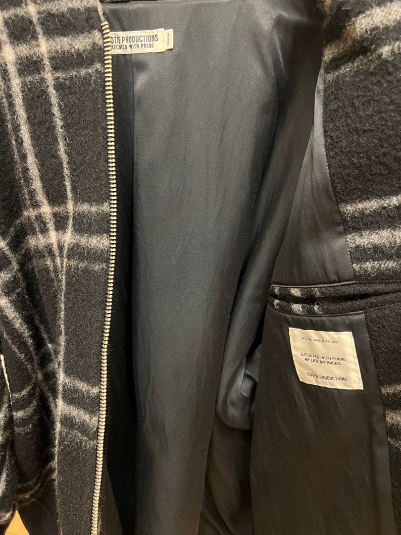 ジャケット・アウター COOTIE / Napping Windowpane Cadet Coat