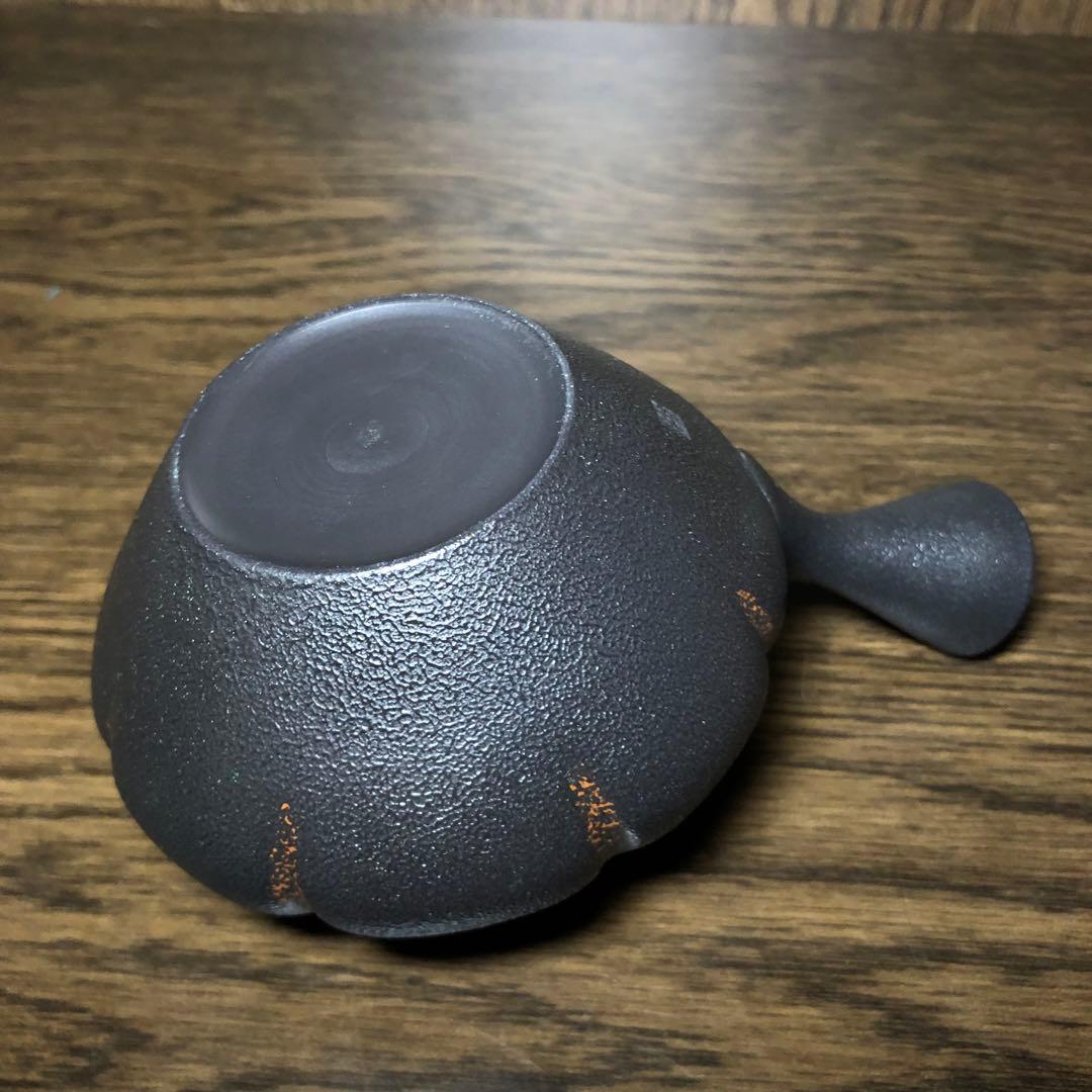 常滑焼 黒泥 茶注 梅原玉堂