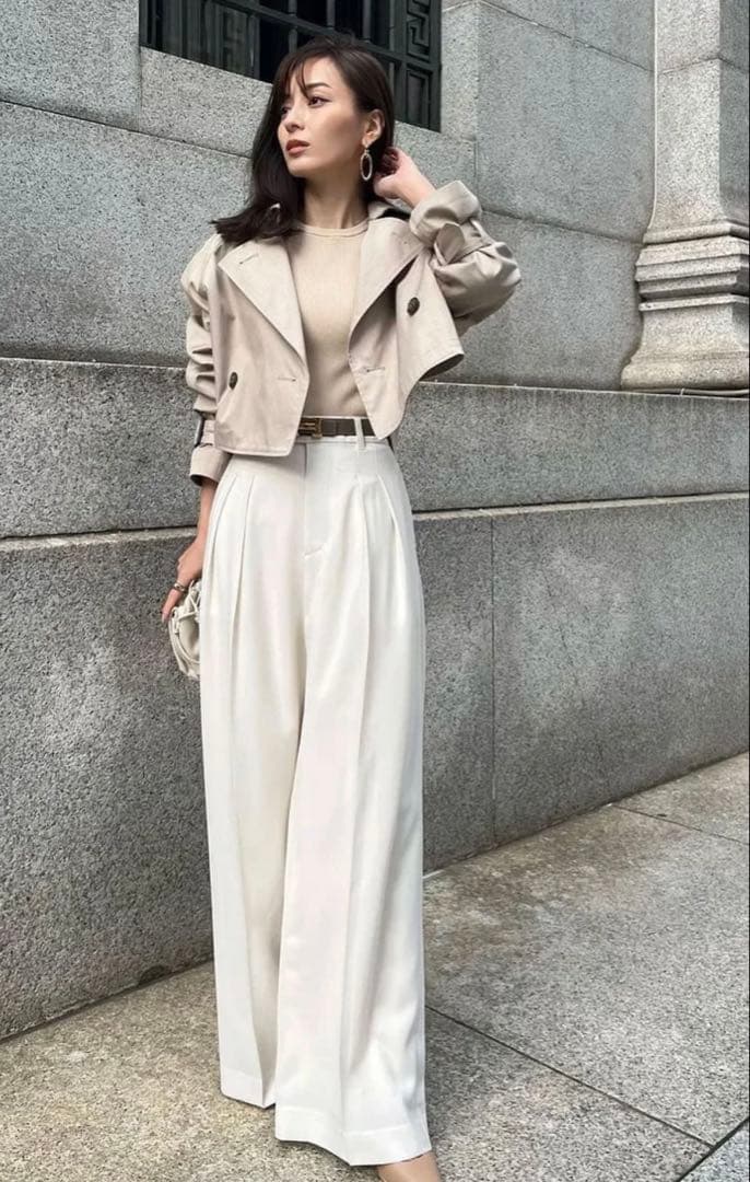 【美品】anuans【23ver.】3wayトレンチコート （BEIGE）