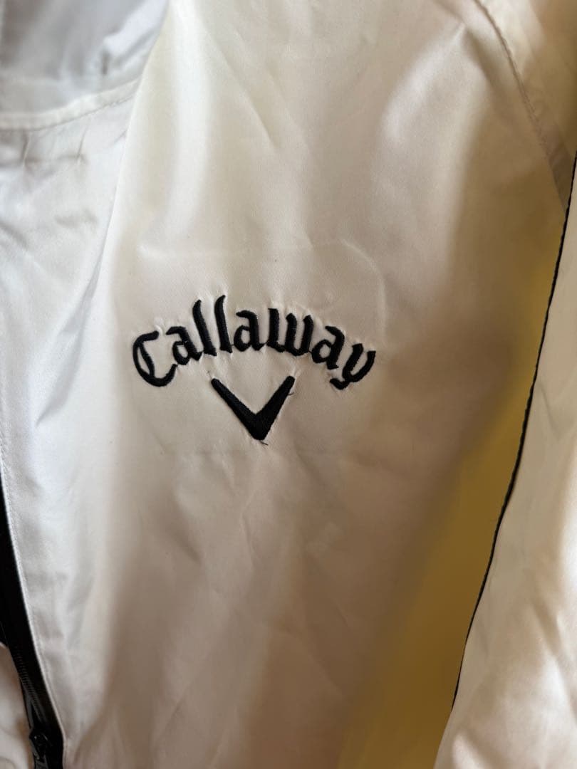 Callaway レインウェア ホワイト　セットアップ上下　size L
