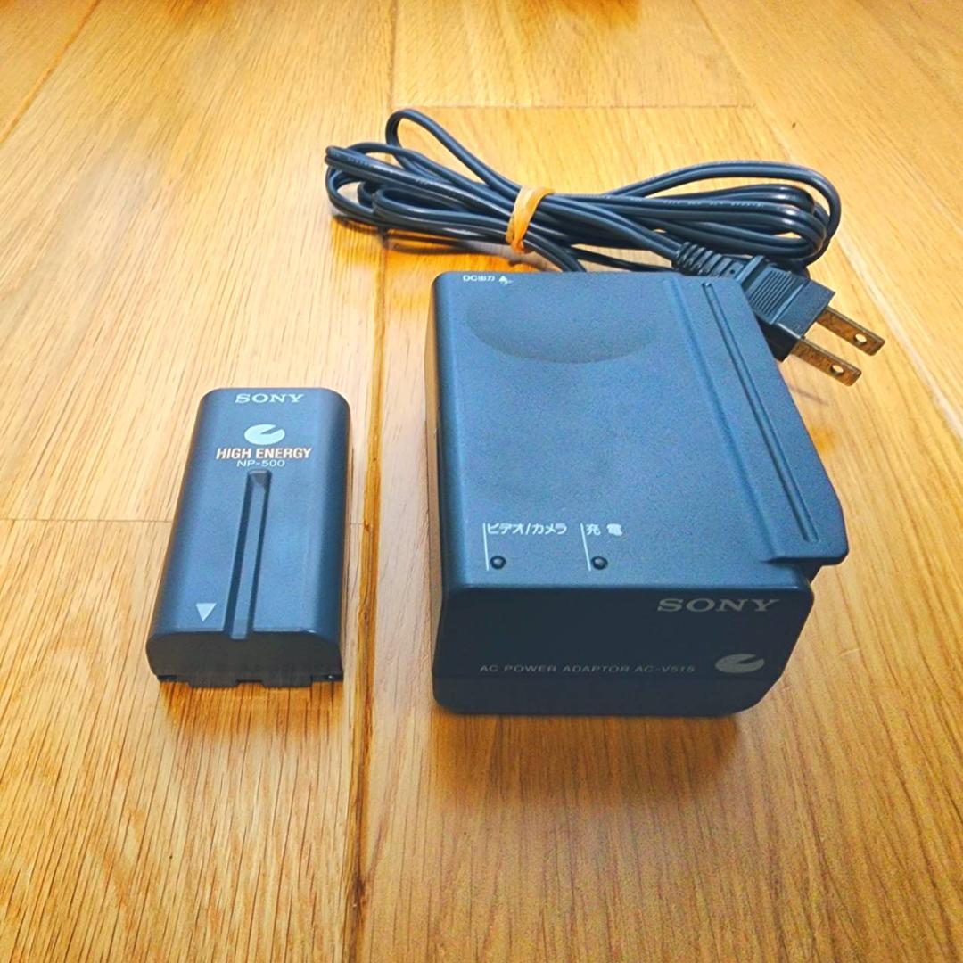 【動作確認済】 SONY Hi8 高画質 ビデオカメラ AC アダプター セット