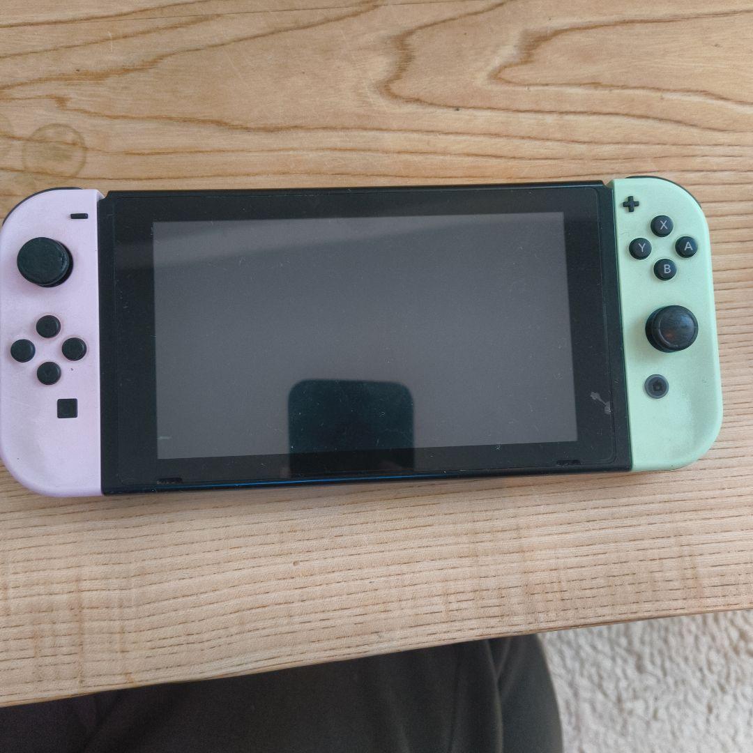 Nintendo Switch 1 本体 ピンク・グリーン 付属品付き