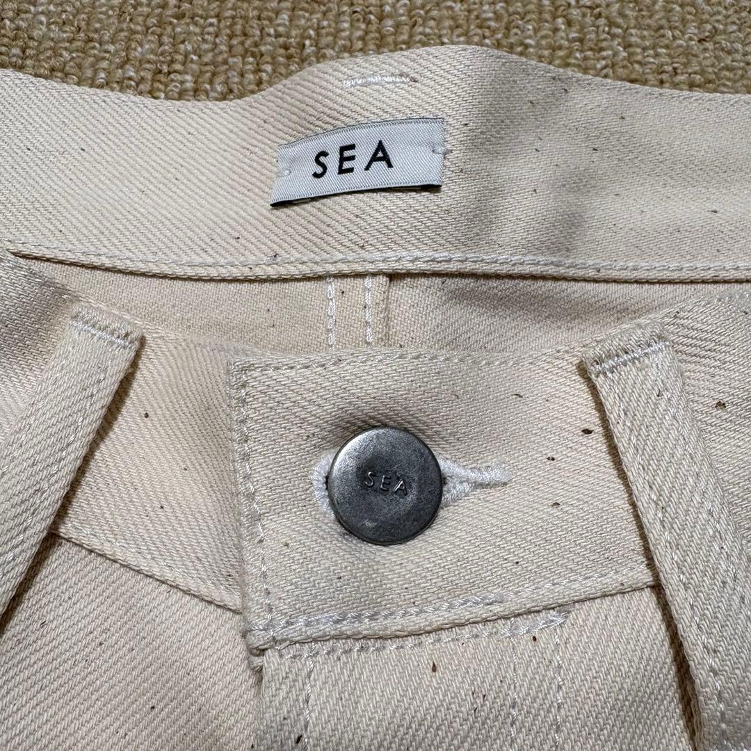 SEA Wasabi Denim ウエストタックテーパードデニムパンツ 完売品