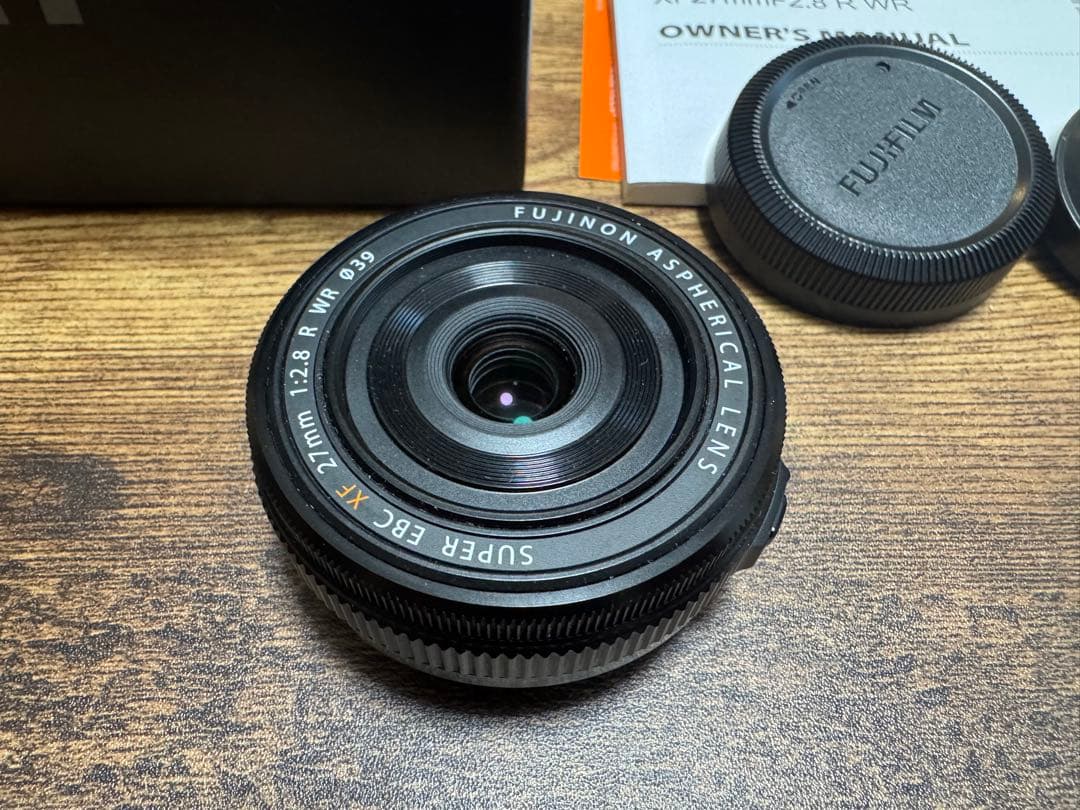 FUJIFILM カメラレンズ　xマウント　XF27mmF2.8 R WR