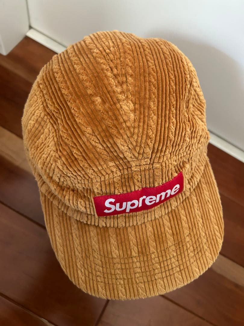 Supreme シュプリーム コーデュロイ キャップ ブラウン