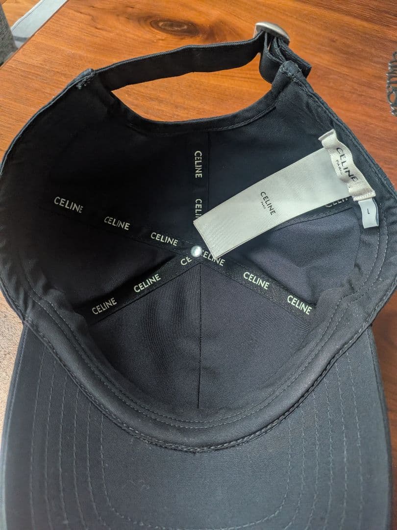 し*う様 CELINE ベースボールキャップ 黒
