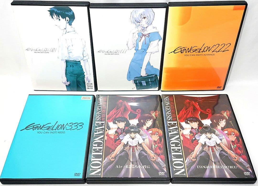 新世紀エヴァンゲリオン【DVD】 全8巻 + 劇場版6作品セット