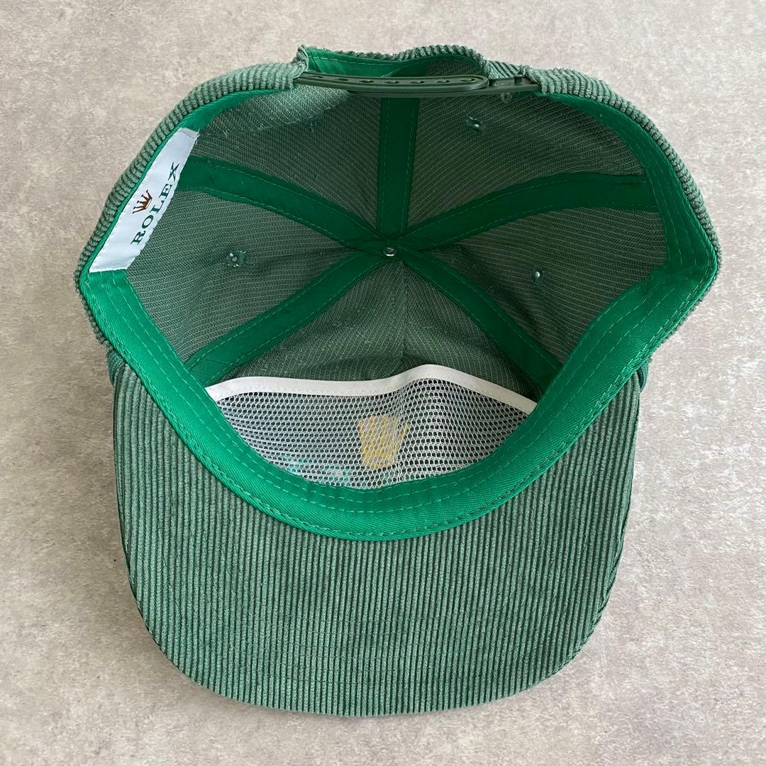 流*星様 ROLEX ロレックス コーデュロイキャップ CAP 刺繍ロゴ