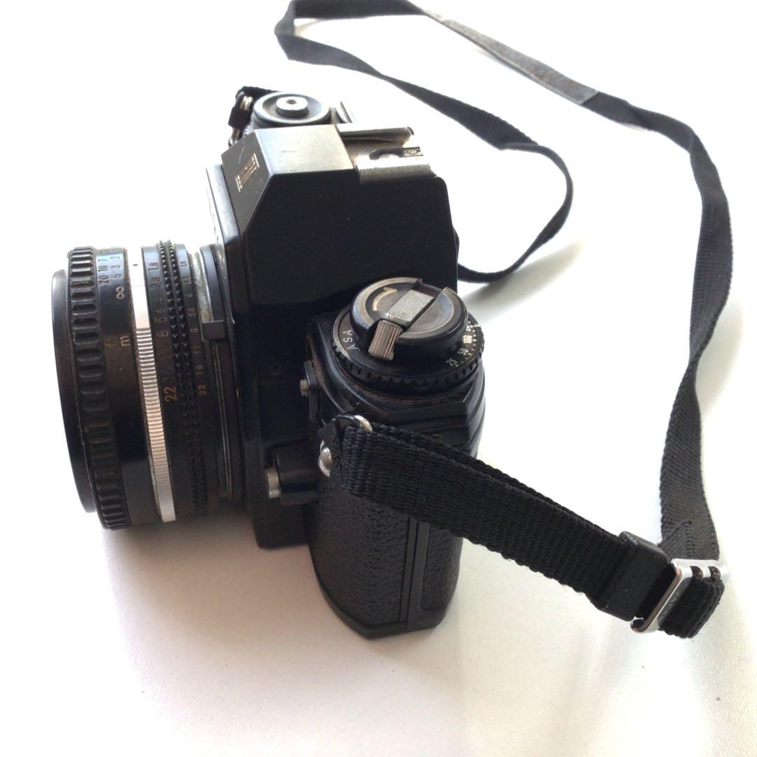 NO.347 Nikon EM フィルムカメラ &ナショナルストロボ