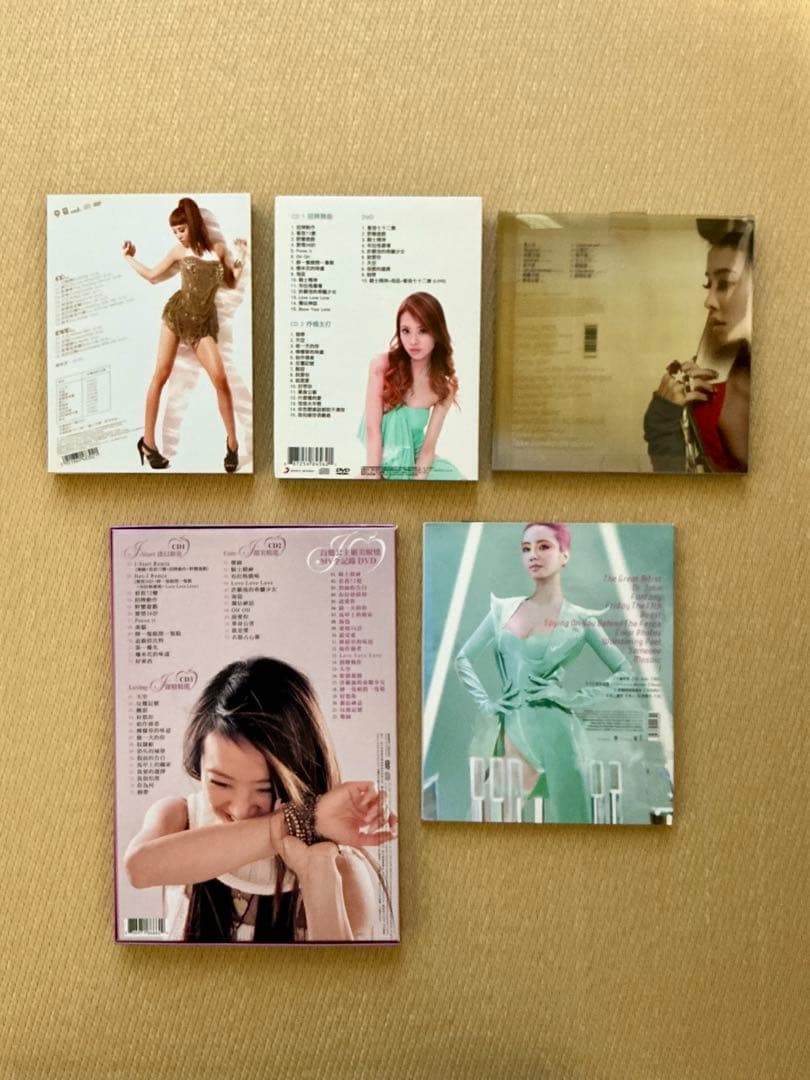 蔡依林 Jolin Tsai ジョリン・ツァイCD4セット