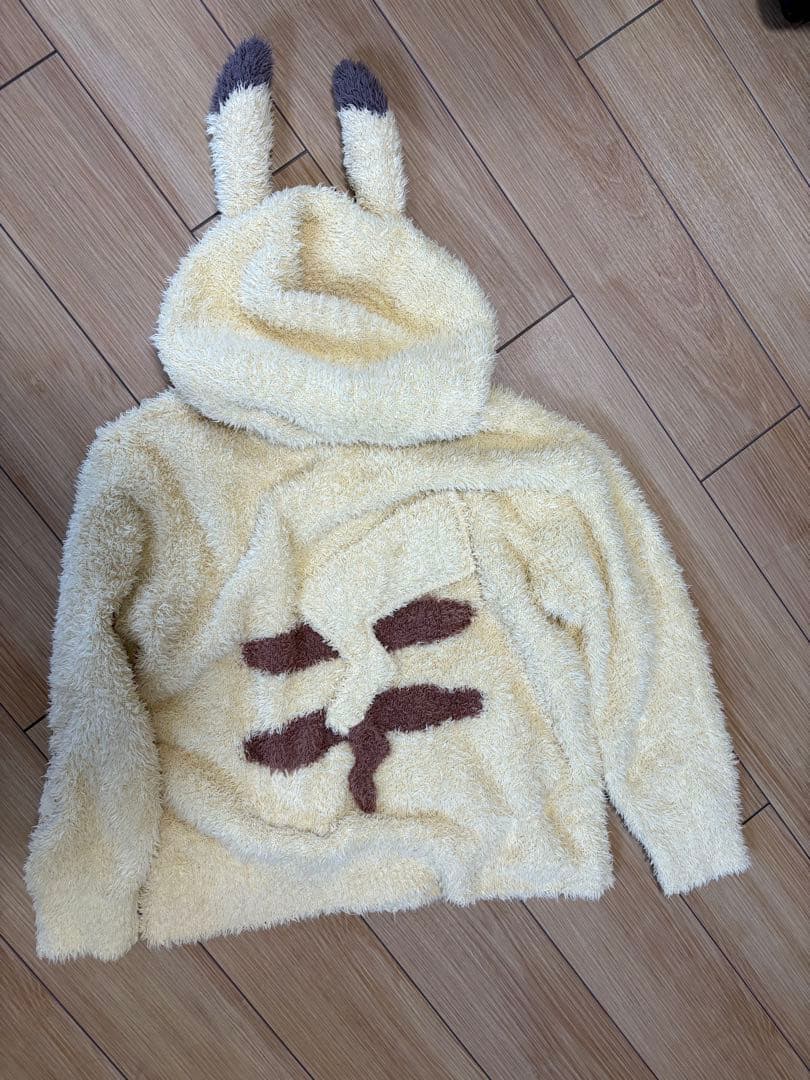 ジェラートピケ　ポケモン　ピカチュウパーカ&ショートパンツセット