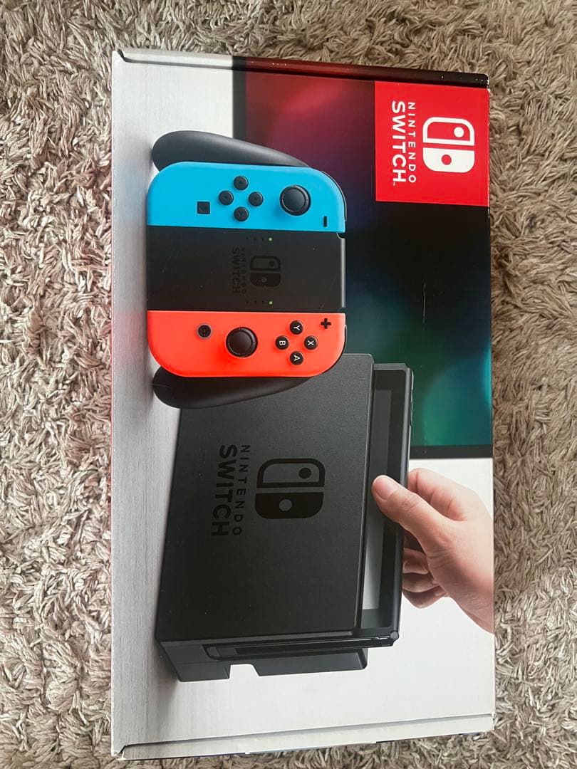 Nintendo Switch 赤/紫 本体 ACアダプター、箱付値下げしました