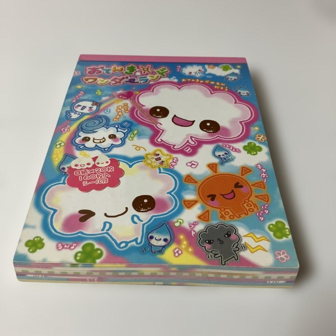 希少　おてんきワンダーランド　平成レトロ　メモ帳　お天気ちゃん