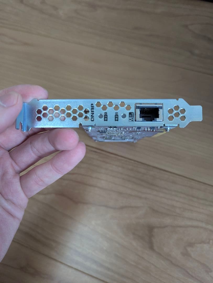 QNAP QM2-2P10G1TA 10GbE 拡張カード